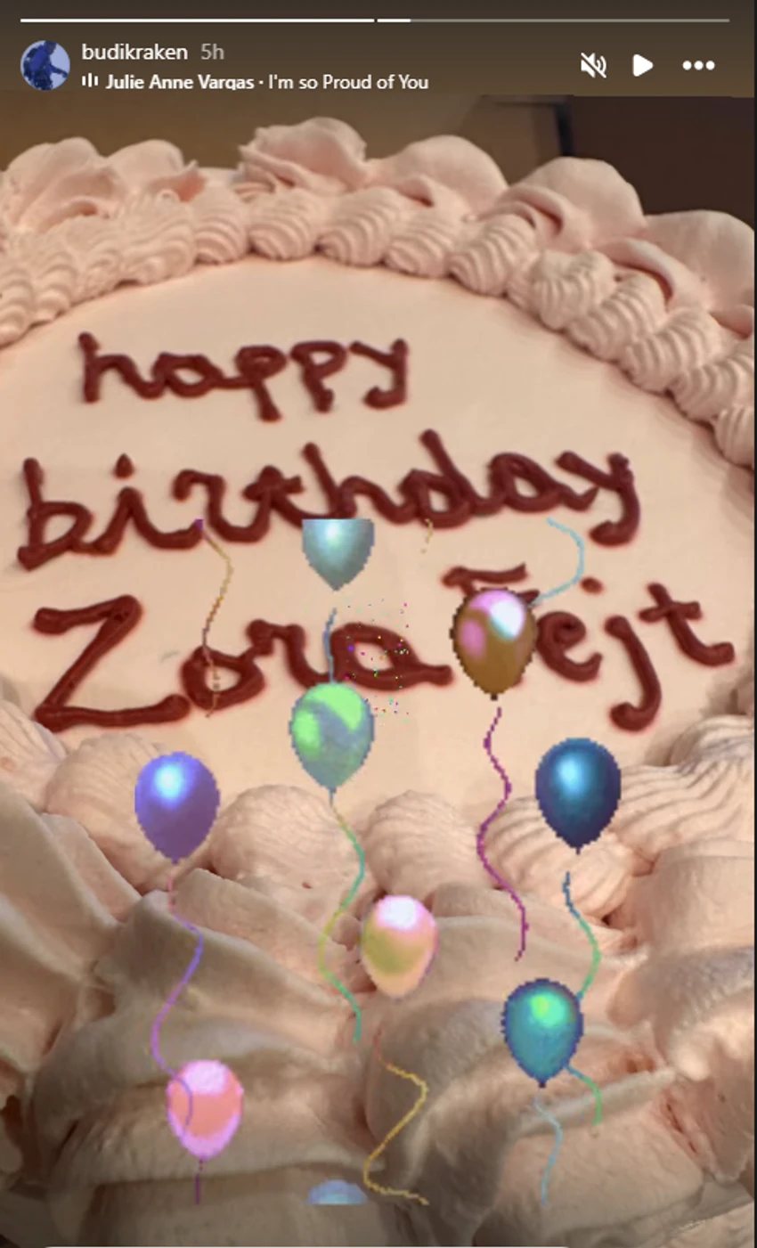 Čeda pokazao tortu za ćerkin rođendan