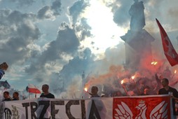 Demonstracja nacjonalistów w Krakowie 