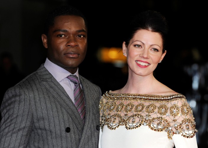 David Oyelowo z żoną Jessicą na premierze filmu 'Jack Reacher: Jednym strzałem'