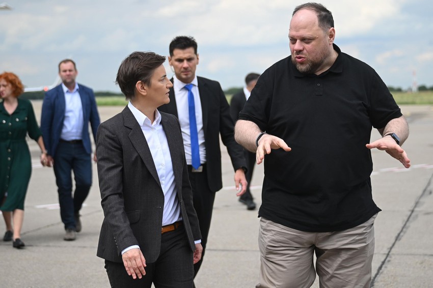 Ana Brnabić dočekala Ruslana Stefancuka