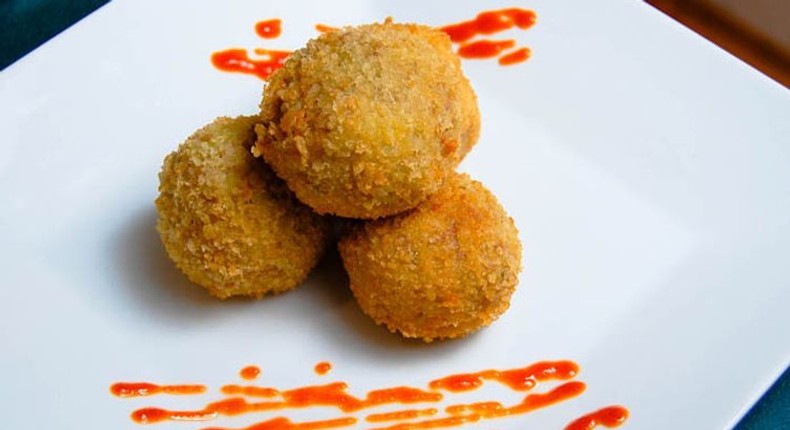 Deep fried pork and potato balls (food52.com)