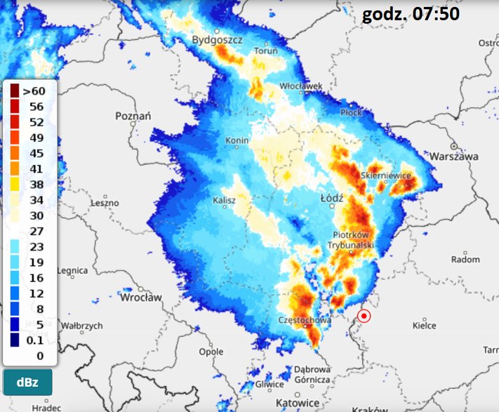 Burza niebawem wkroczy nad woj. mazowieckie