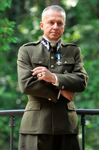 Bogusław Linda na planie filmu 'Tajemnica Westerplatte'