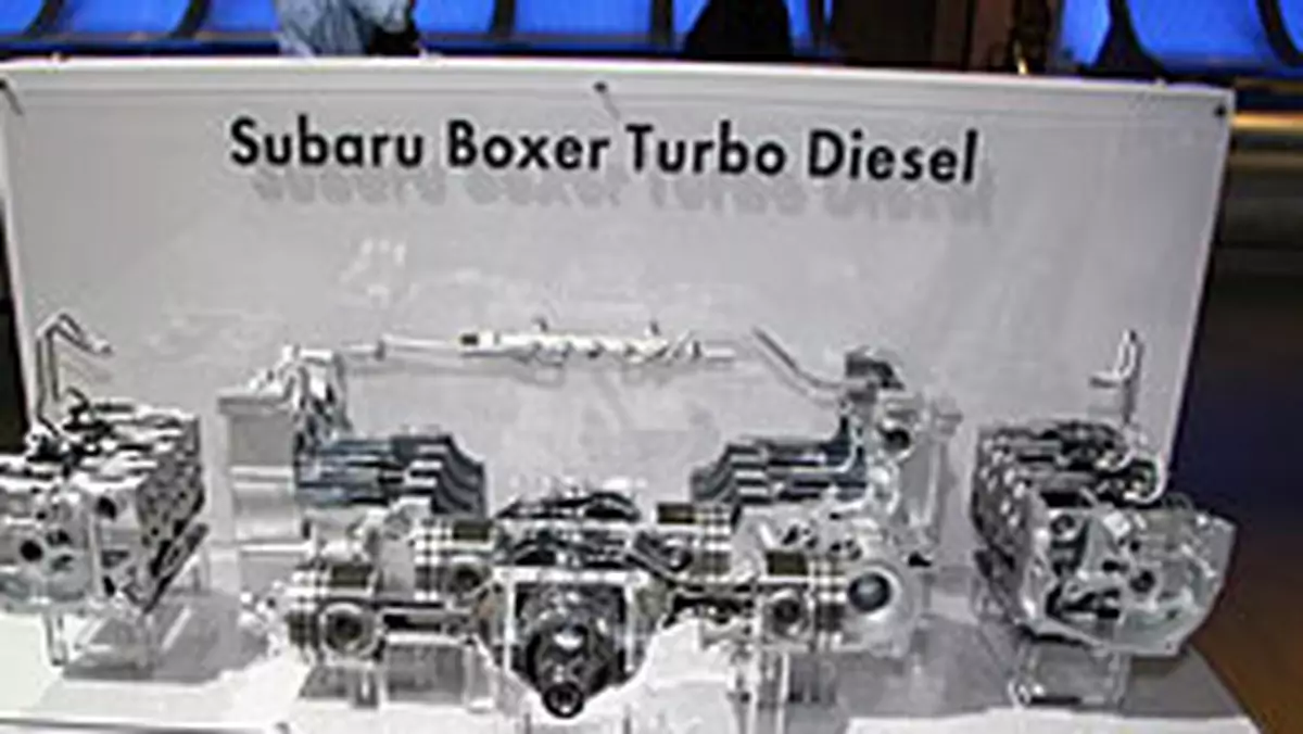 IAA Frankfurt 2007: Subaru Boxer Turbo Diesel – pierwsze informacje o osiągach