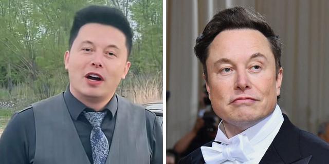 Yilong Ma (left) is best known for being Elon Musk's (right) Chinese doppelgnger  but he got suspended on China's Weibo and Douyin this week.