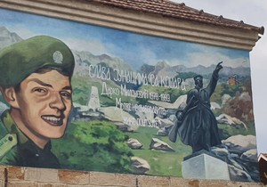 Mural poginulom Darku Milosevicu Ljig01
