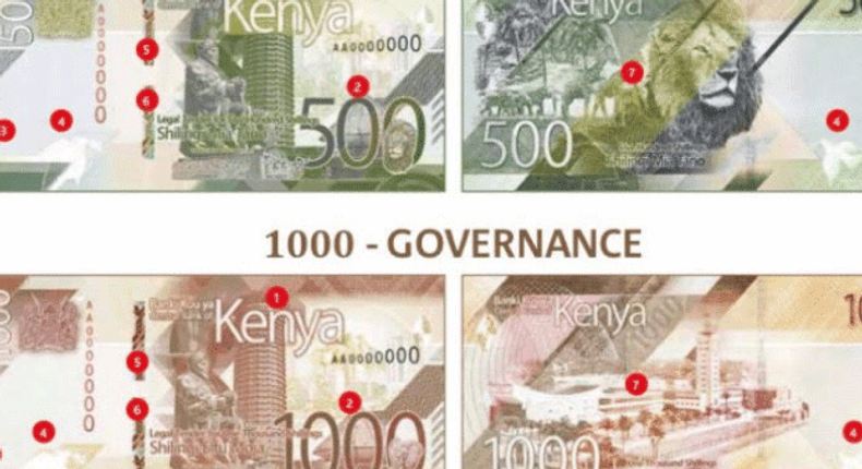 New generation currencies unveiled by CBK The old Sh1000-note will cease to be legal tender by Oct 1