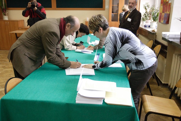 Jan Rostowski zagłosował w Warszawie.