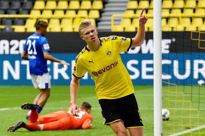 Erling Haaland przeszedł do Borussii Dortmund z austriackiego Red Bull Salzburg w grudniu ub. r. W drużynie BVB zagrał dziewięć razy, zdobył dziesięć bramek