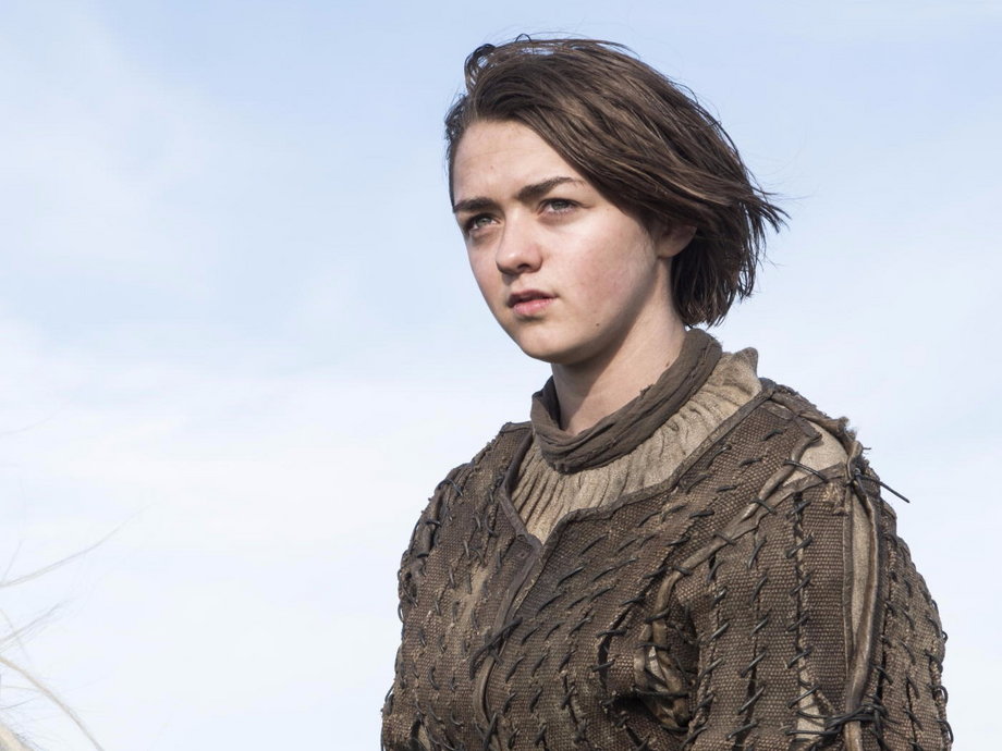 Maisie Williams plays Arya Stark on "Game of Thrones."