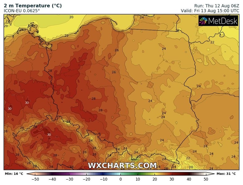 Na zachodzie pojawi się upał