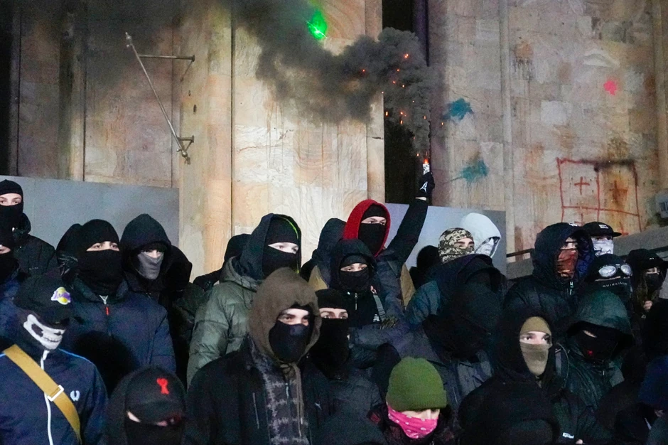 Protesti u Tbilisiju, Gruzija, 8. decembra