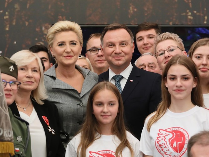 Agata Kornhauser-Duda i Andrzej Duda
