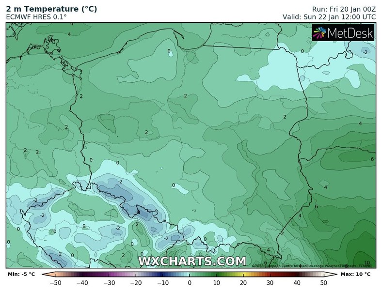 Temperatura nie ulegnie większym zmianom