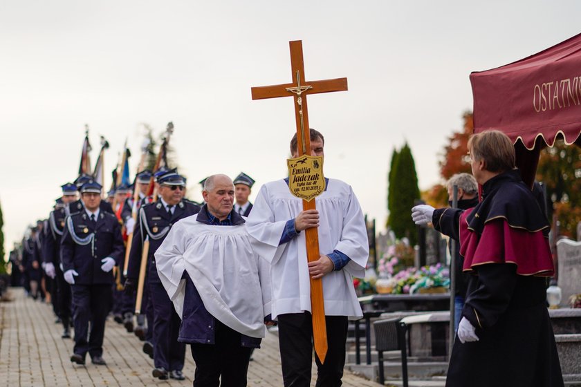 Pogrzeb Emilii Jadczak, druhny OSP Łódź Mikołajew