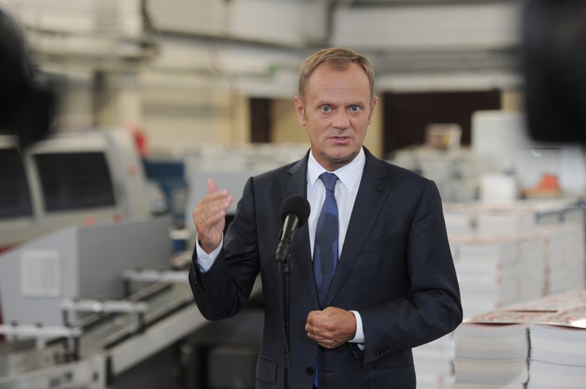 Donald Tusk ( 57 l.) premier i szef PO. 