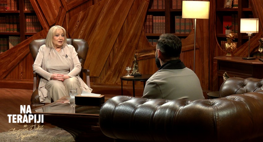 Filip Mitrović, emisija "Na terapiji sa Slavicom Đukić Dejanović"