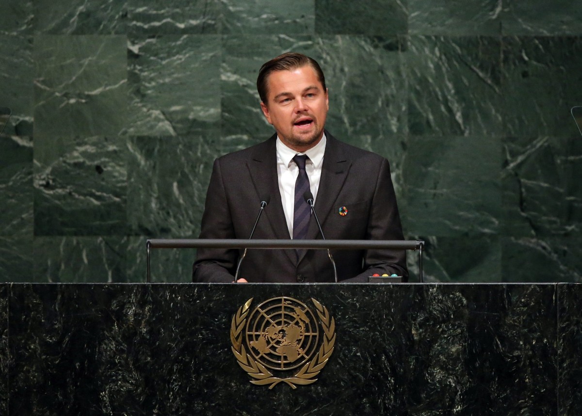 Leonardo DiCaprio przemawiał na szczycie ONZ: Czas skończyć z gadaniem [WIDEO]