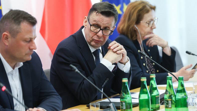 Poseł PiS Marek Ast podczas posiedzenia sejmowej Komisji Sprawiedliwości i Praw Człowieka w Sejmie w Warszawie