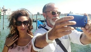 Frano Lasić sa suprugom