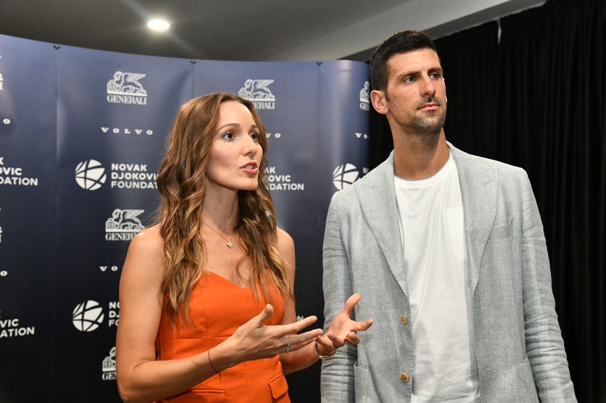 Jelena i Novak Đoković 