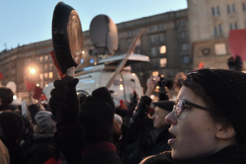 Kobiety protestują 8 marca