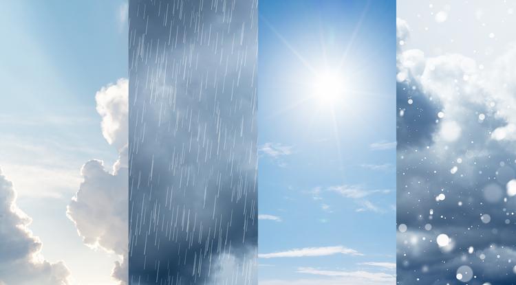 Ilyen lesz az időjárás ezen a héten! Fotó: Shutterstock