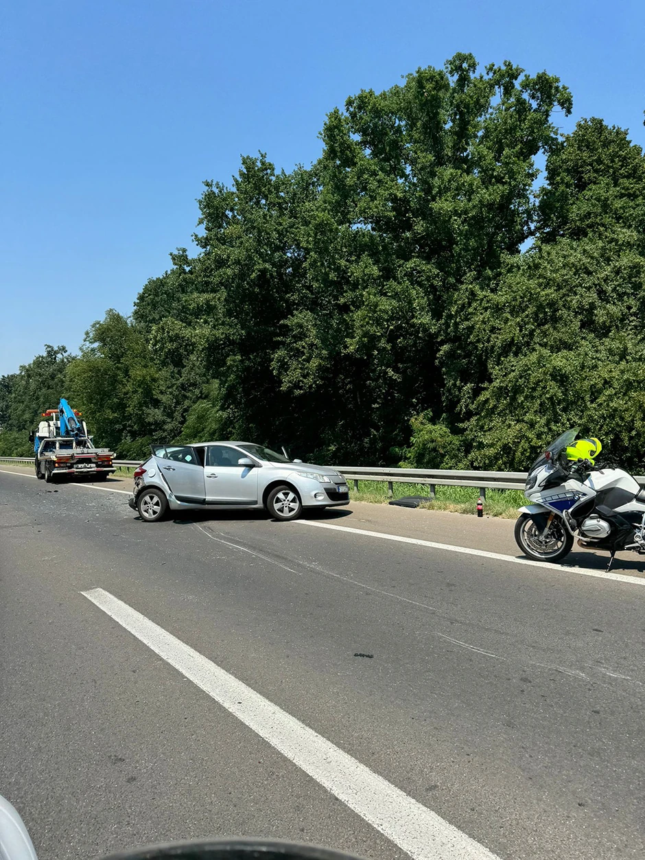 Nesreća na autoputu u Beogradu