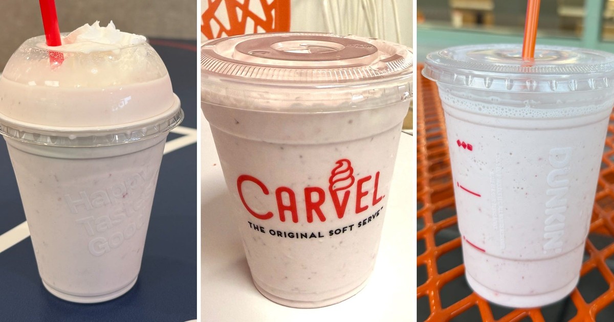 I ordered milkshakes from Dairy Queen, Carvel, and Baskin-Robbins. There was a c...