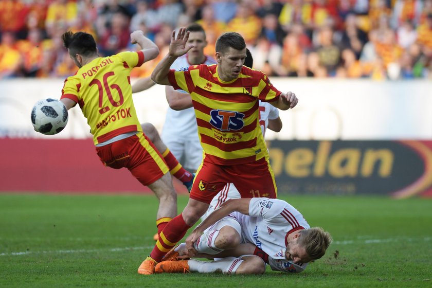 29.04.2018 JAGIELLONIA BIALYSTOK - WISLA KRAKOW EKSTRAKLASA PILKA NOZNA