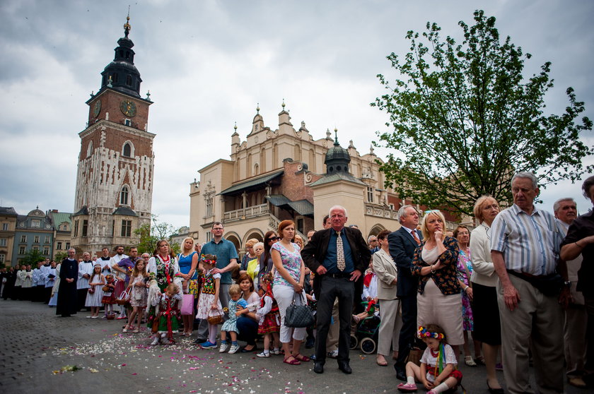 Boże Ciało 2016 w Krakowie