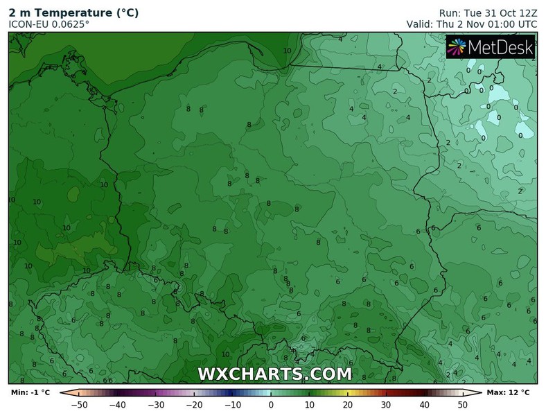 W nocy na Suwalszczyźnie temperatura może spaść do 1 st. C