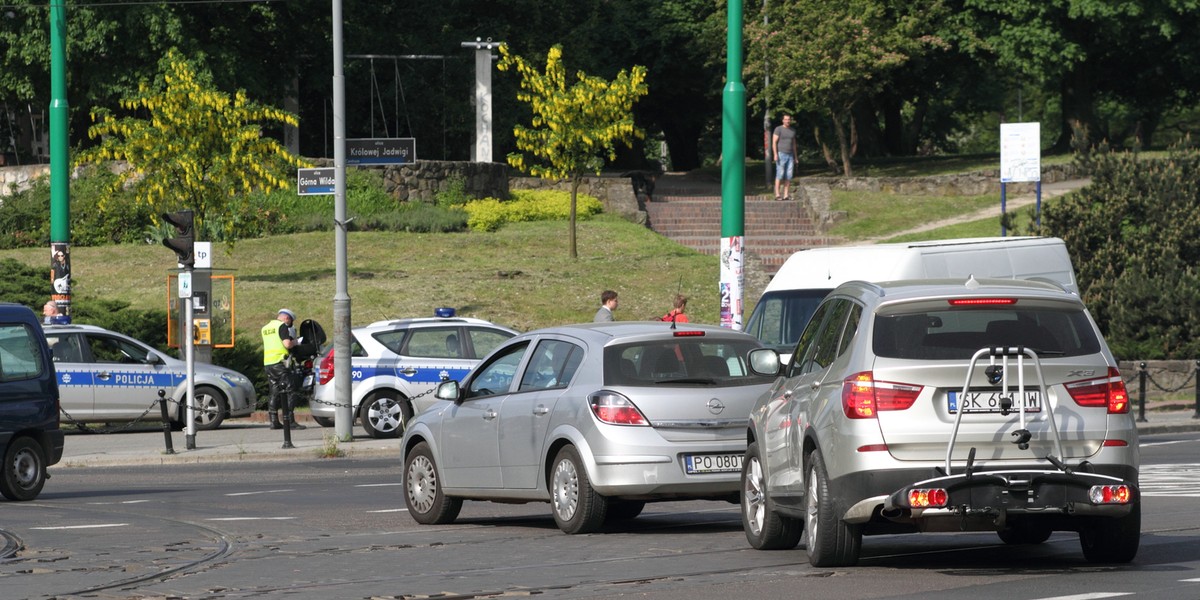 Policja na Królowej Jadwigi