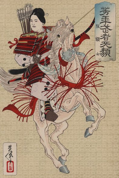 Legendarna samurajka Tomoe Gozen.