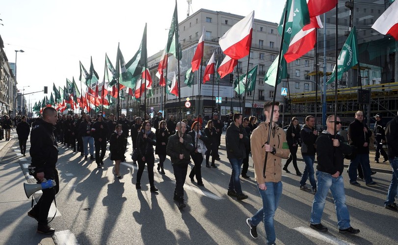 Rocznicowy marsz ONR i kontrdemonstracja Obywateli RP