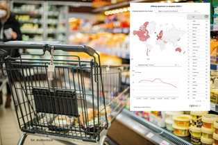 W tych krajach ceny żywności rosną najszybciej. Jak wypada Polska? [MAPA]