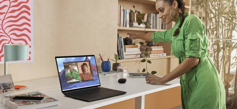 HP Spectre x360 16 - laptop z inteligentną kamerą internetową