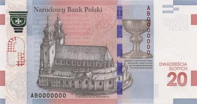 Polski Banknot Kolekcjonerski Najlepszy Na Swiecie 20 Zl