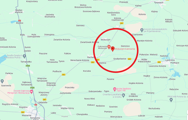 W okolicach Wożuczyn-Cukrownia w powiecie hrubieszowskim w woj. lubelskim spadła rakieta