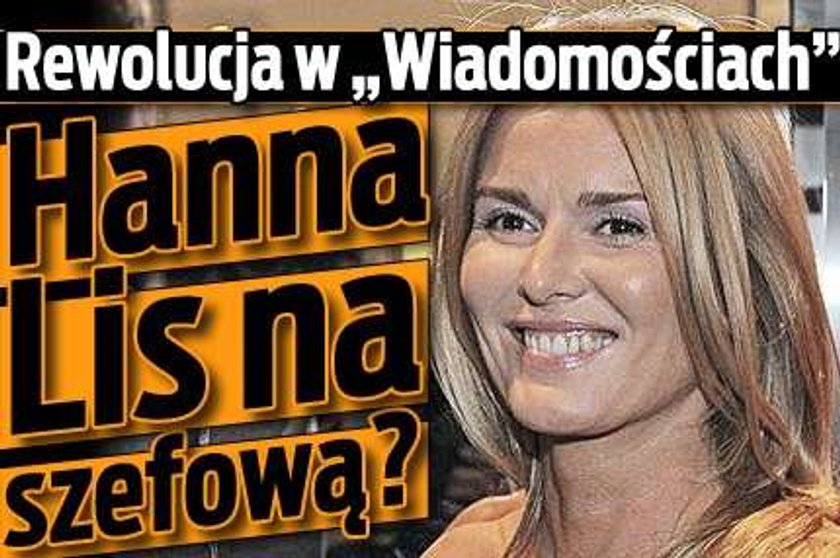 Rewolucja w "Wiadomościach". Hanna Lis na szefową?