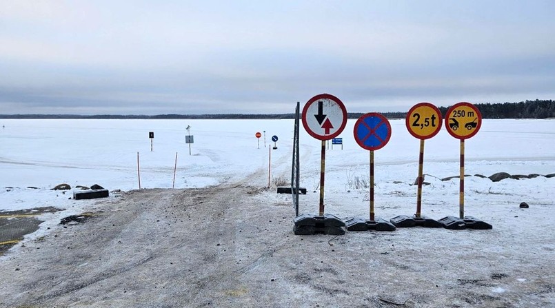 Droga lodowa w Estonii