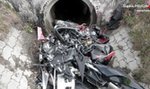 Tragedia na drodze. Motocykl wbił się w kanał