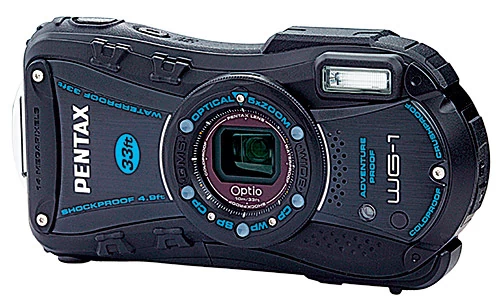 PENTAX Optio WG-1 - aparat o bardzo sportowym wzornictwie, lecz przeciętnych funkcjach fotograficznych