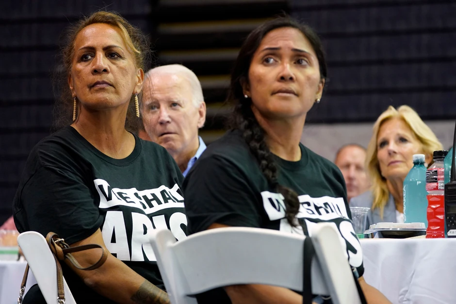 Poseta Džoa Bajdena Lahajni na ostrvu Maui, Havaji, nakon katastrofalnih požara