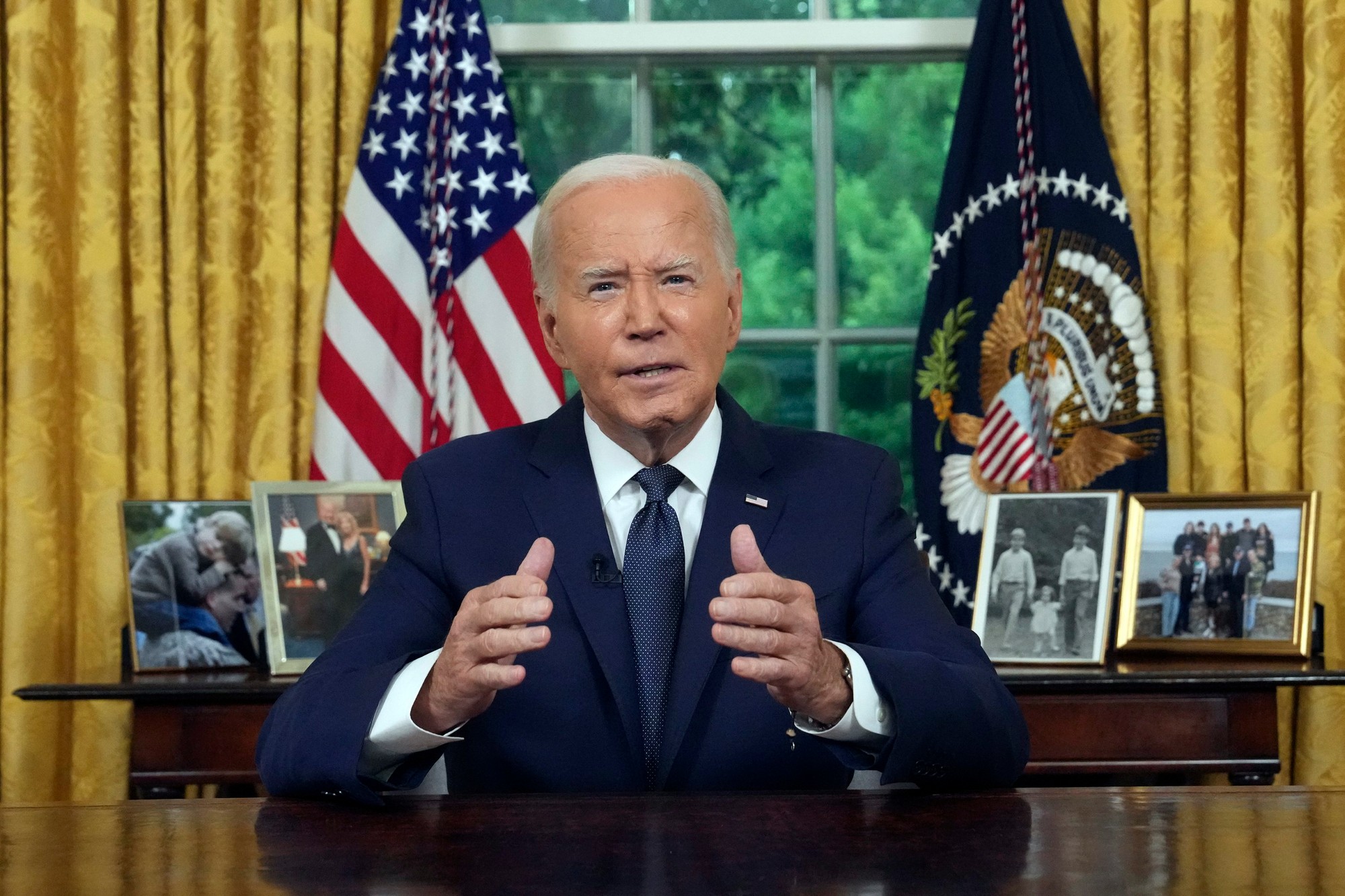 Televízny príhovor amerického prezidenta Joea Bidena.