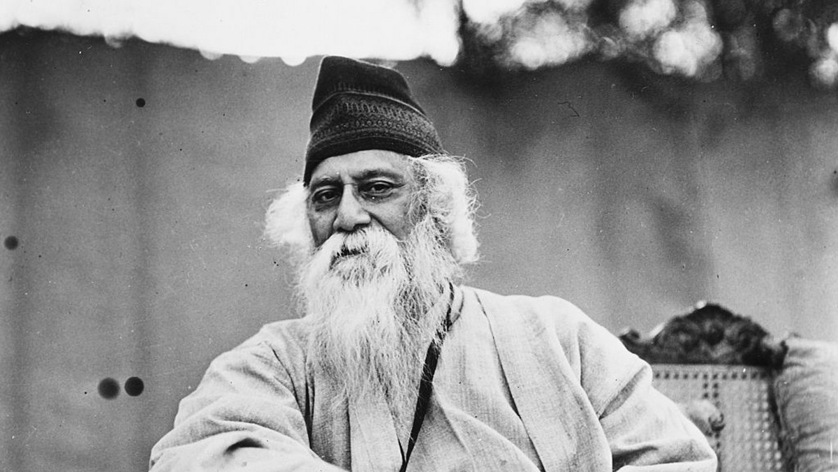 Noblista Rabindranath Tagore. Walczył ze zwyczajem paleniem wdów i skrycie kochał bratową