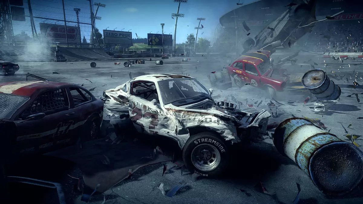 Next Car Game, samochodowa zabawa w destrukcję z niesamowitą fizyką, nazywa się teraz Wreckfest