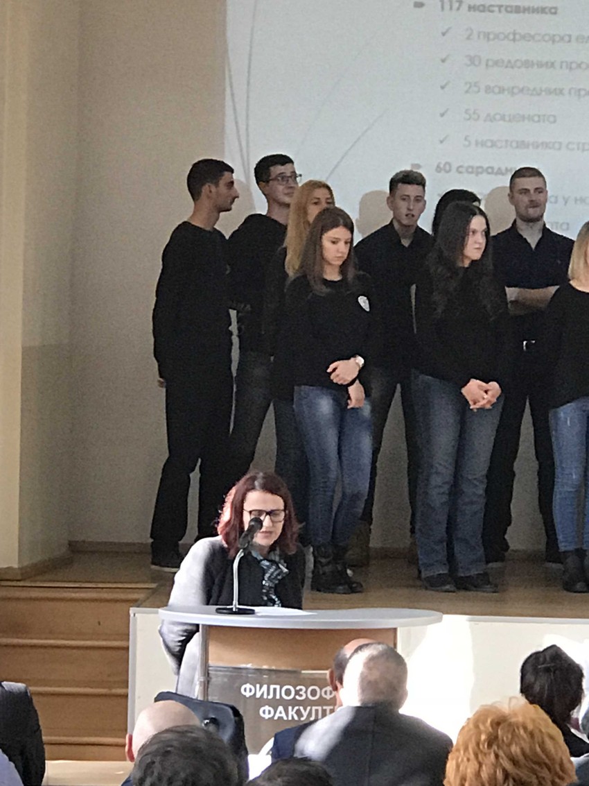 Dekanka Filozofskog fakulteta u Prištini