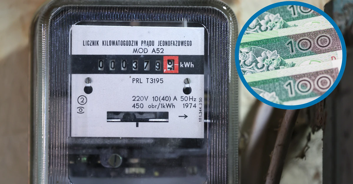 Dofinansowanie do rachunków za prąd. Można dostać 100 złotych miesięcznie