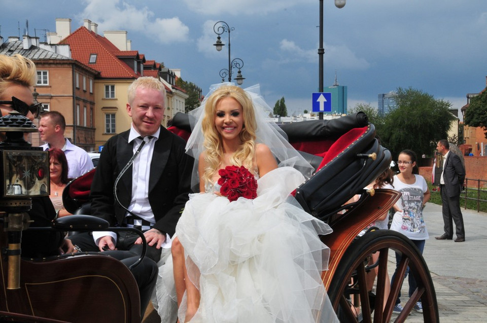 Ślub Tomasza Luberta i Ewy Wojtasik / fot. Włodzimierz Wasyluk / Reporter